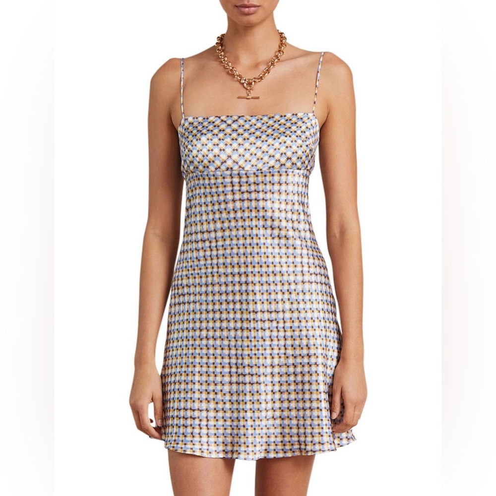 Bec & Bridge silk mini dress